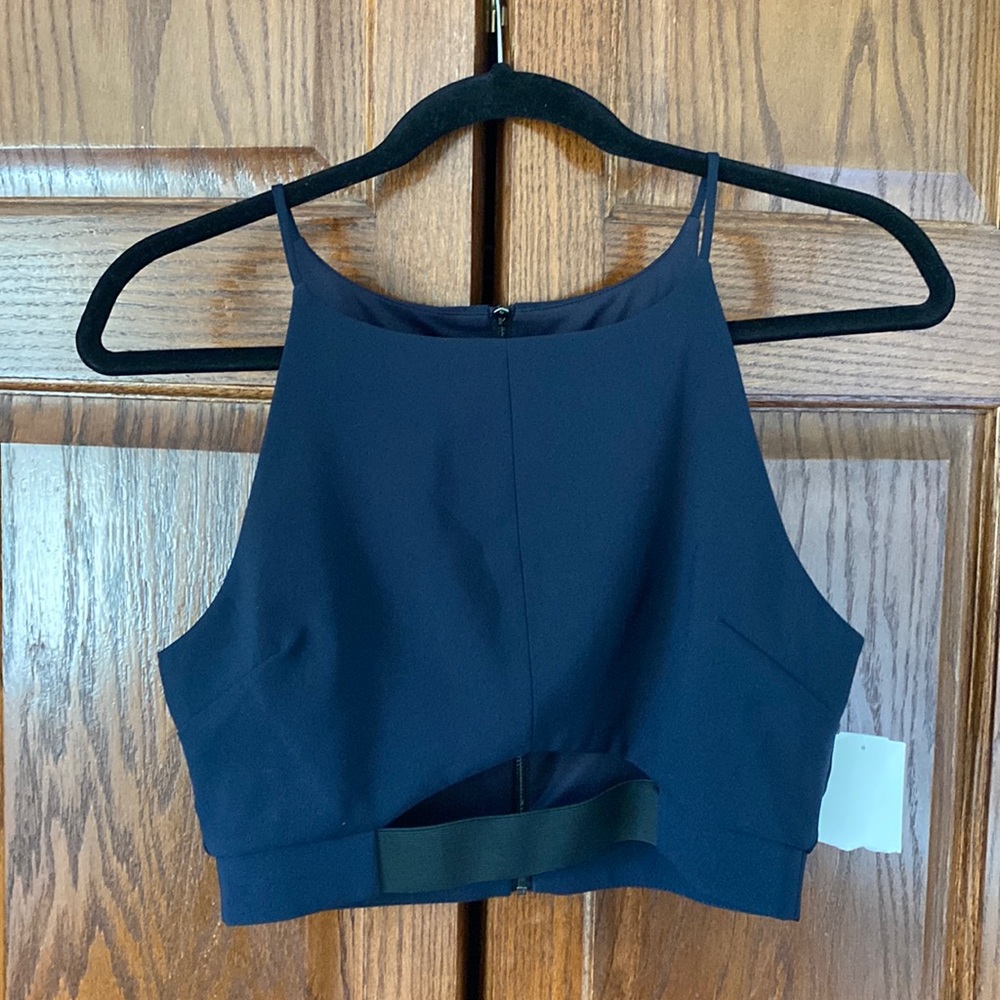 NWT TOPSHOP Cropped Keyhole Top!